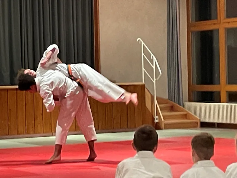 Wurf beim Judo-Training